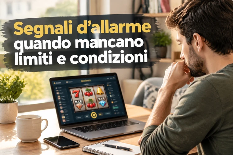 Segnali d’allarme quando mancano limiti e condizioni