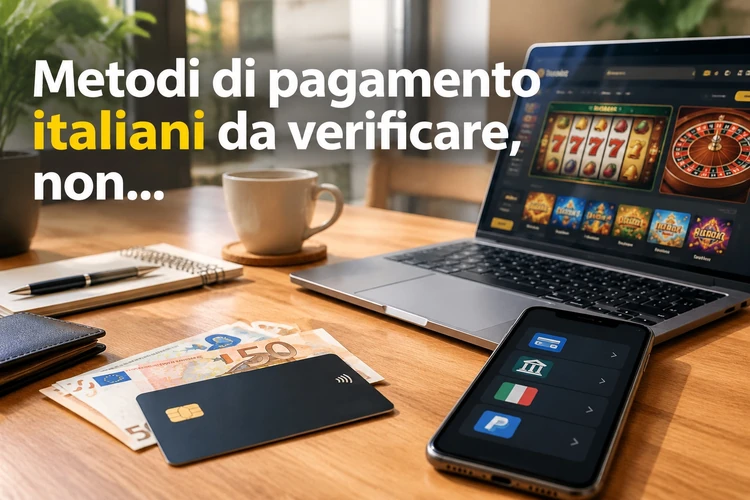 Metodi di pagamento italiani da verificare, non disponibilità garantita