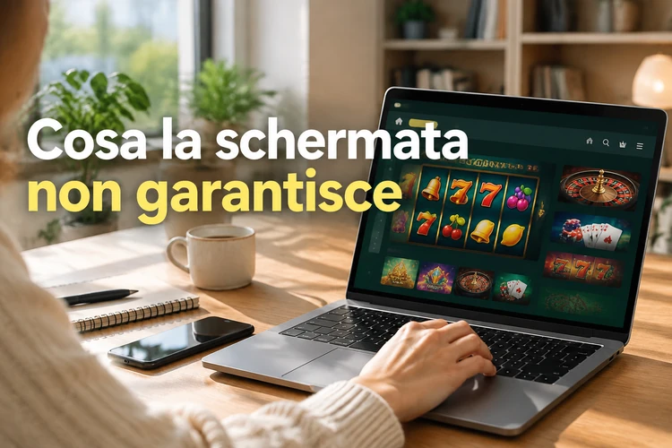 Cosa la schermata non garantisce